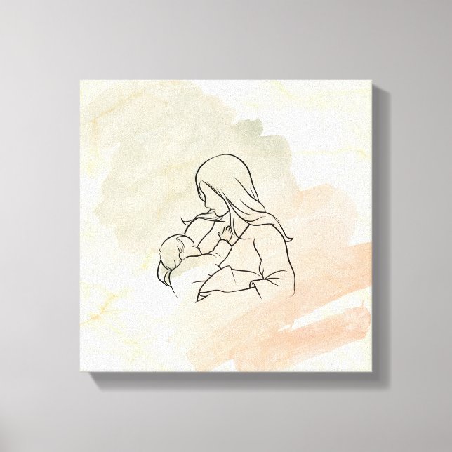 Toile Mère allaitante (Recto)