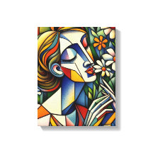 Mère de l'art médiatique mixte Fleur sauvage