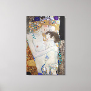 Toile Mère et enfant par Gustav Klimt