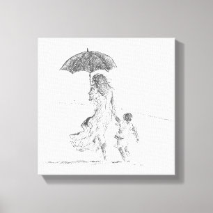 Toile Mère et enfant Sri Lanka