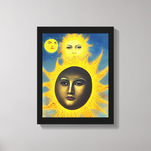 Toile Mère Natures New Sun Art imaginaire original