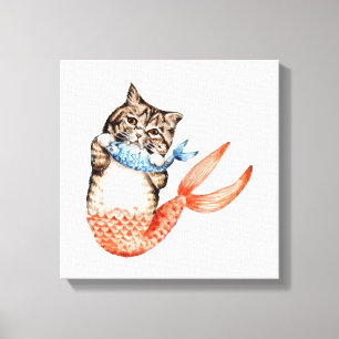 Toile Mermaid Chat Purmaid