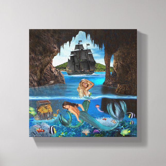 TOILE MERMSIDA DE LA CAVE PIRATE (Recto)