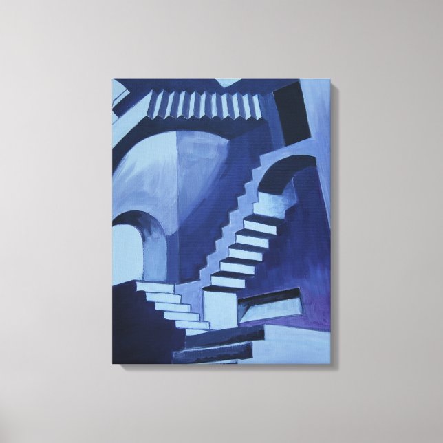 Toile mes escaliers fous (Recto)