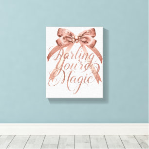 Toile Message Chic d'Amour de Soi et d'A Empowerment