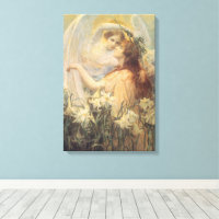 Message d'Angel de George Swinstead, Art Vintage