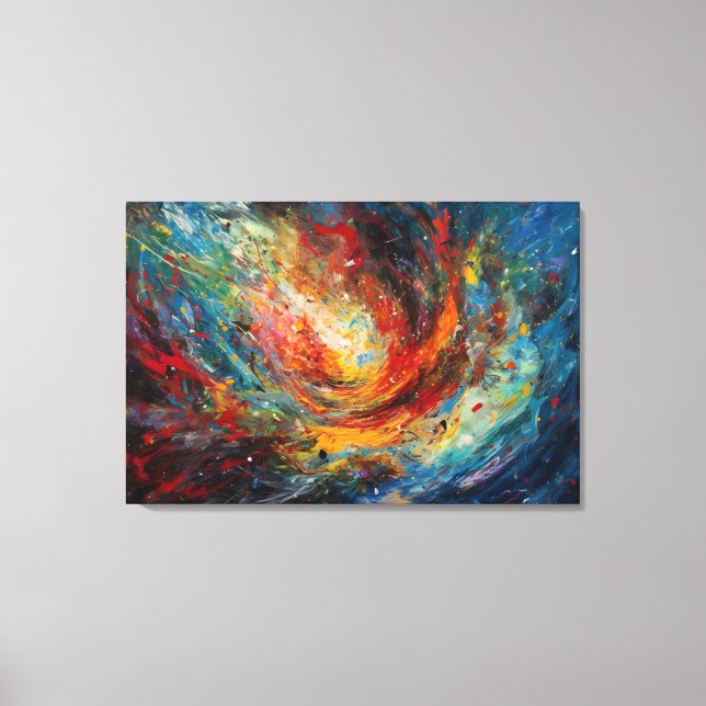 Toile Météorite (Recto)