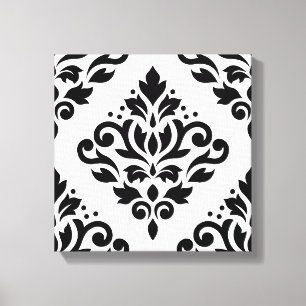 Toile Mettez en rouleau le grand noir de la conception