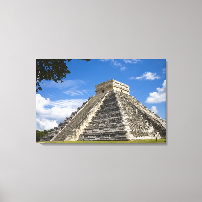 Toile Mexique, Quintana Roo, près de Cancun, Chichen 4 (Recto)