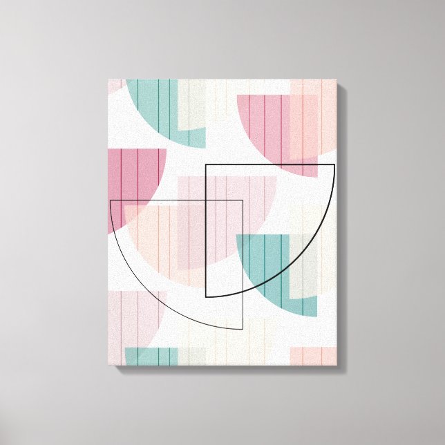 Toile Mi-siècle moderne coloré (Recto)