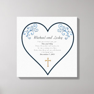 Toile Michael et Lesley Mariage Gift