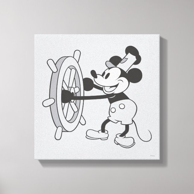 Toile Mickey classique | Steamboat Willie (Recto)