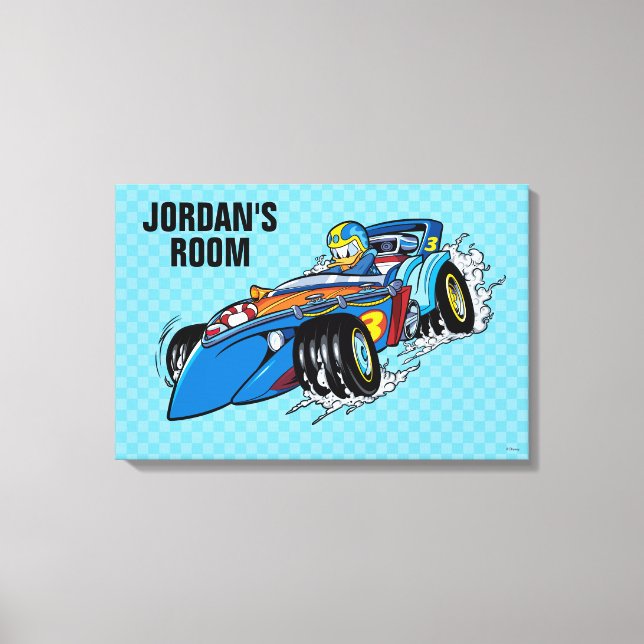 Toile Mickey et les Roadster Racers | Donald (Recto)
