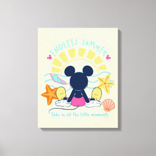 Toile Mickey Mouse Été Sans Fin