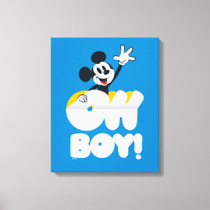 Toile Mickey Mouse Oh Boy! Décoller