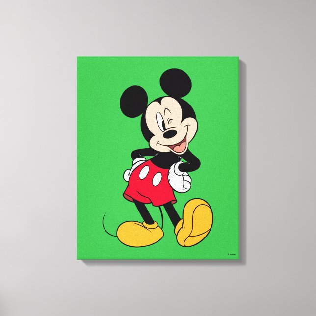 Toile Mickey Mouse Wink (Recto)