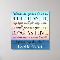 Mieux que la vie Bible Verse Psaume 63:3-4T