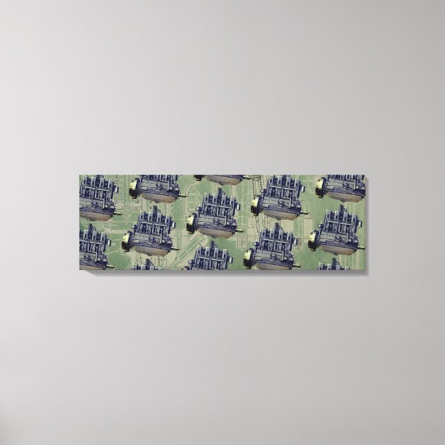 Toile Milwaukee Wisconsin Engine Early K (Recto)