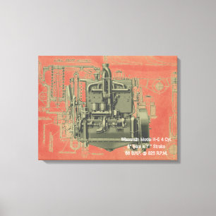 Toile Milwaukee Wisconsin Engine Early K