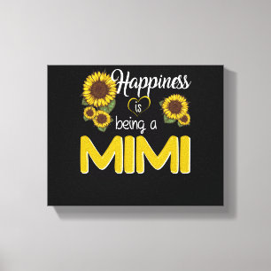 Toile Mimi Venin   Happiness Is Being A MiMi Sunflower
