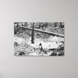 Toile mine d'or Dewey à Thunder Mountain, Idaho