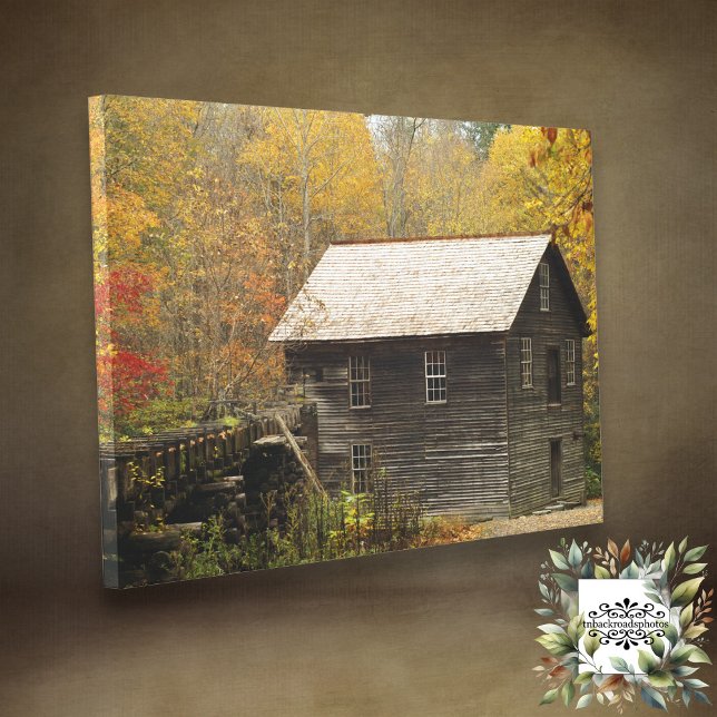 Toile Mingus Mill Smoky Mountains (Créateur téléchargé)