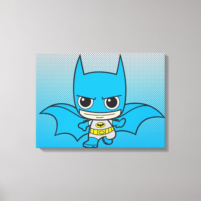 Toile Mini Batman en cours d'exécution (Recto)