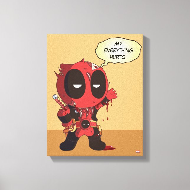 Toile Mini Survivant de Deadpool (Recto)