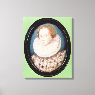 Toile Miniature de la Reine Elizabeth I