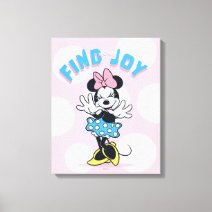 Toile Minnie Mouse Trouvez Votre Joie