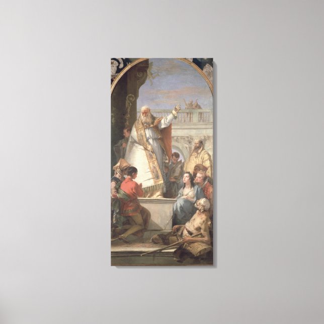 Toile Miracle of St. Patrick, c.1746 (huile sur toile) (Recto)