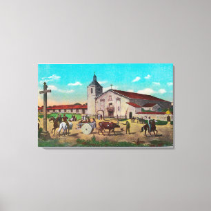 Toile Mission Père Noël de AsisSanta Clara, CA