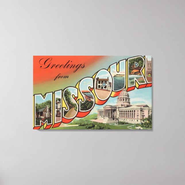 Toile Missouri (Immeuble Capital) - Grande Lettre (Recto)