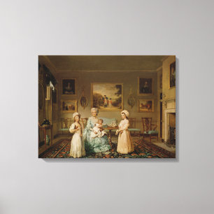 Toile Mme Congreve et ses enfants