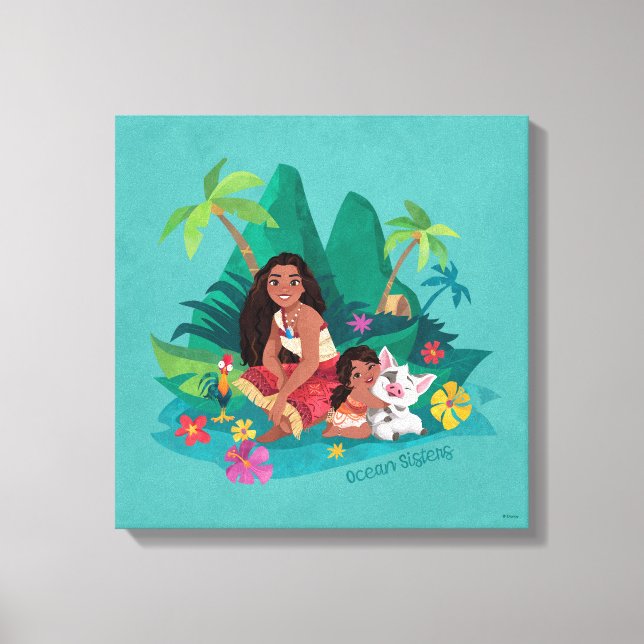 Toile Moana et Simea Ocean Sisters (Recto)