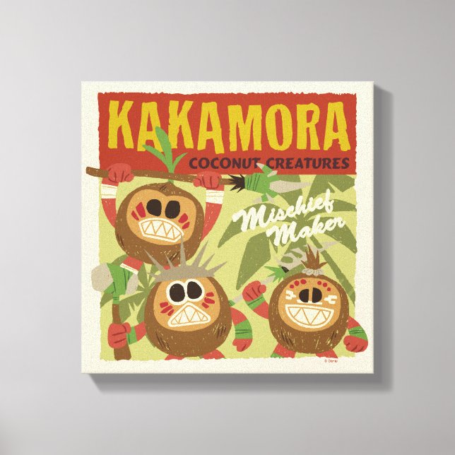 Toile Moana | Kakamora - Créatures de noix de coco (Recto)