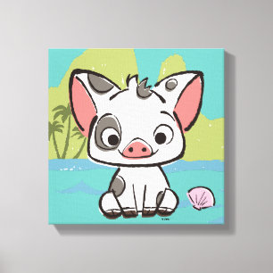 Toile Moana Pua Le Cochon À Voie De Pot