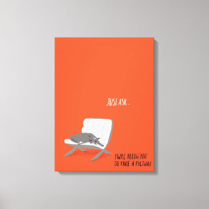 Toile Mod Cats - Demandez-le