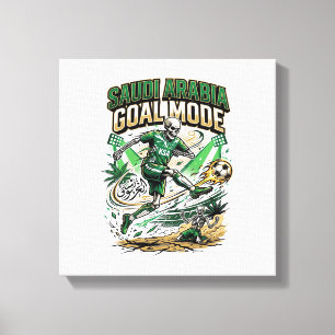 Toile Mode de but de l'Arabie saoudite Skeleton Striker 