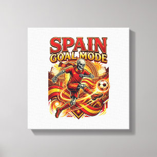 Toile Mode squelette de but d'Espagne Nations striker St