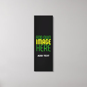 TOILE MODÈLE DE TEXTE D'IMAGE NOIRE SIMPLE ET MODERNE
