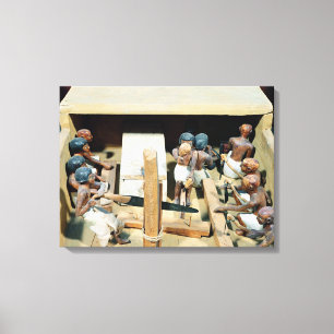 Toile Modèle funéraire d'un atelier de menuiserie