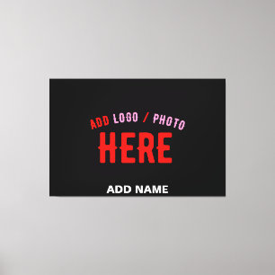 TOILE MODERNE ET MODERNE PERSONNALISABLE NOIR VÉRIFIÉ