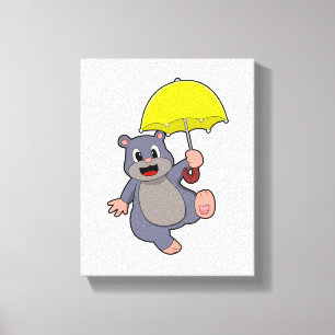 Toile Mole avec parapluie