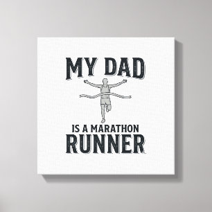 Toile Mon père est un coureur de marathon Vintage Shirt