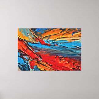 Toile Mon pinceau art numérique