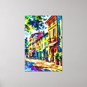Toile Mon pinceau art numérique