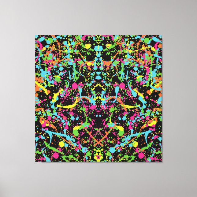 Toile Mon pinceau art numérique (Recto)