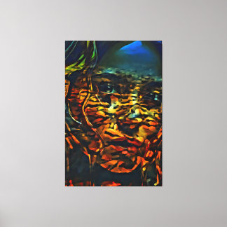 Toile Mon pinceau art numérique