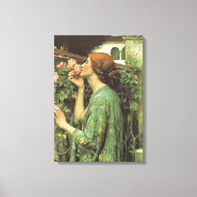 Toile Mon Rose doux, ou Âme du Rose par Waterhouse (Recto)